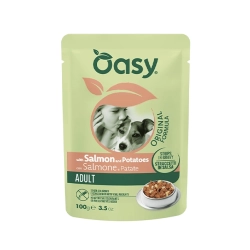 Oasy Strips in Gravy Łosoś z ziemniakami 100g